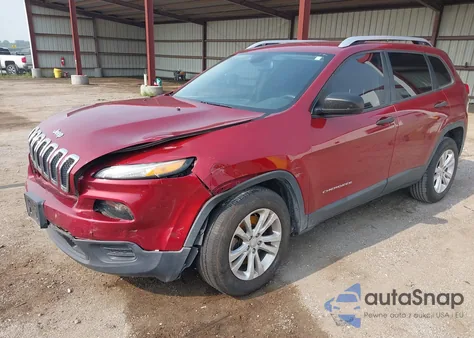 2015 Jeep Cherokee Sport из США, поврежденный, VIN 1C4PJLABXFW620485